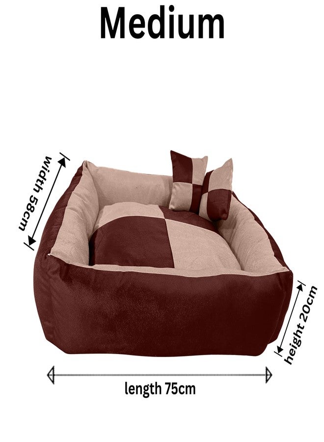 DRILLY Washable Reversible softDog Bed for Small | Medium | Large | Extra Large | XXL | 3XL | 4XL Size Dogs | Cats | Puppy | pet | Rabbit |Cushion Pillow (M) - Image 4